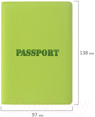Обложка на паспорт Staff Паспорт / 237607 (салатовый)