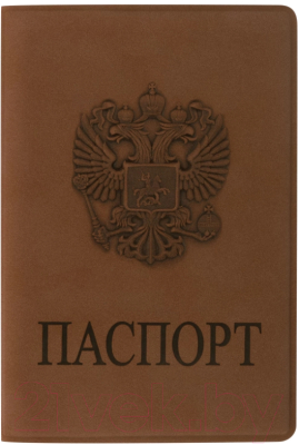 

Обложка на паспорт Staff, Коричневый, Герб / 237609