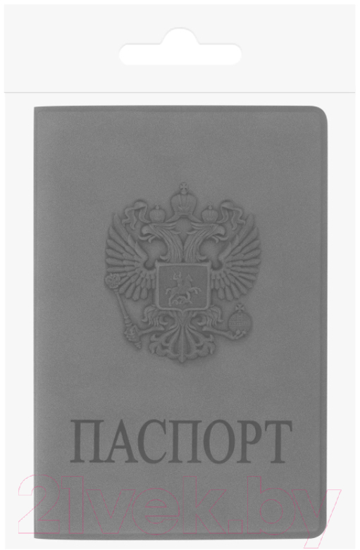 Обложка на паспорт Staff Герб / 237610 (светло- серый) — фото 6