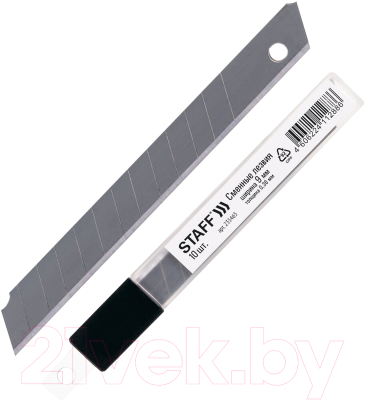 Изображение товара Набор сменных лезвий канцелярских Staff Basic / 235465 (10шт)