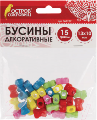 

Набор бусин декоративных Остров Сокровищ, Бантики / 661227