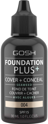 Тональный крем GOSH Copenhagen Foundation Plus+ 004 Natural (30мл)
