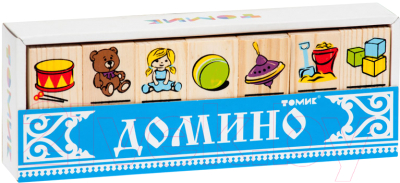 Развивающая игрушка Томик Домино. Игрушки / 5555-3