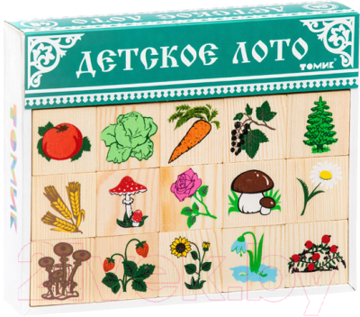 

Развивающая игрушка Томик, Лото Растительный мир / 6-2222-1