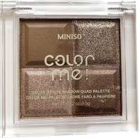 

Палетка теней для век Miniso, Color Me Quad Palette №12 / 1107
