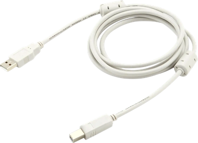 Кабель Buro USB2.0-AM/BM (1.8м, серый) - 