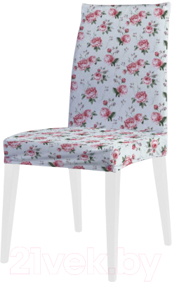 Чехол на стул JoyArty Розовые цветочные бутоны / dvcc_262022