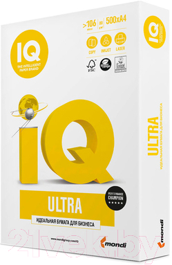 Бумага IQ Ultra A4 80г/м (500л)