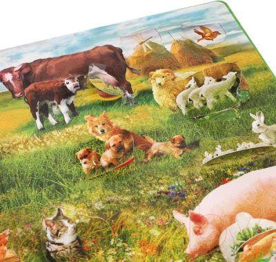 Развивающая книга Умка В мире животных. 100 секретных окошек для малышей