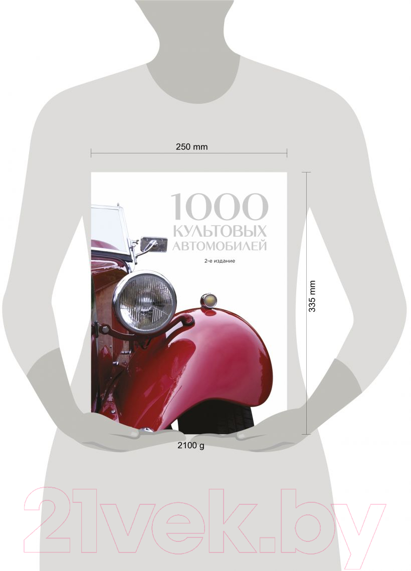 Книга Эксмо 1000 культовых автомобилей. 2-е издание