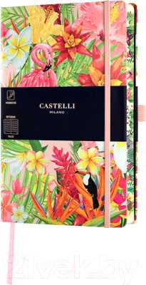 Записная книжка CASTELLI Eden Flamingo / 0QC6BI-005 (разноцветный/розовый)