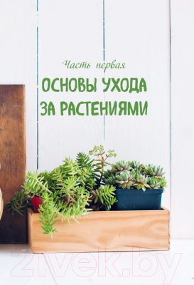 Книга Эксмо Цветы в комнате.Гид по 50 комнатным растениям для начинающих (Родино Х.)