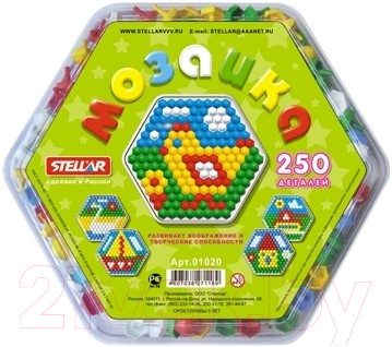 Развивающая игрушка Stellar Мозаика шестигранная / 2399621
