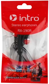 Наушники INTRO RX-190R / Б0018590 (красный)