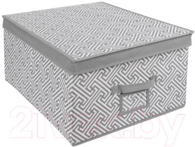 Коробка для хранения Handy Home Орнамент 500x400x250 / UC-202 (серый)