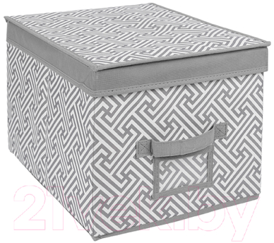 Коробка для хранения Handy Home Орнамент 400x300x250 / UC-203 (серый)