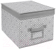 Коробка для хранения Handy Home Орнамент 400x300x250 / UC-203 (серый) - 