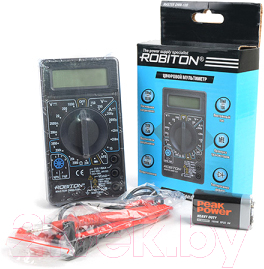 Мультиметр цифровой Robiton Master DMM-100 BL1 / БЛ13353