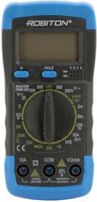 Мультиметр цифровой Robiton Master DMM-500 BL1 / БЛ13355
