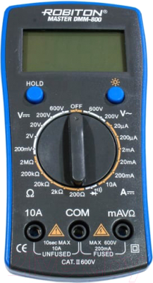 Мультиметр цифровой Robiton Master DMM-800 BL1 / БЛ13356