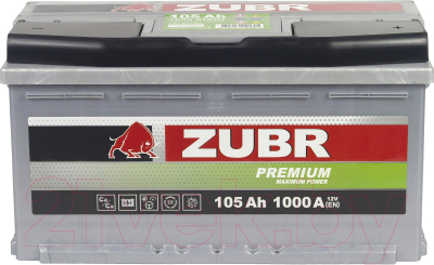 Автомобильный аккумулятор Zubr Premium R+ (105 А/ч)