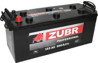 Автомобильный аккумулятор Zubr Professional R+ (145 А/ч) - 