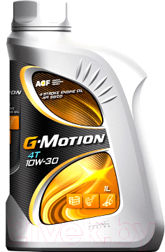 Моторное масло G-Energy G-Motion 4T 10W30 / 253142285 (1л)