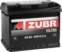 

Автомобильный аккумулятор Zubr, Ultra L+