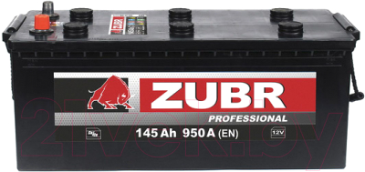 Автомобильный аккумулятор Zubr Professional L+ (145 А/ч)