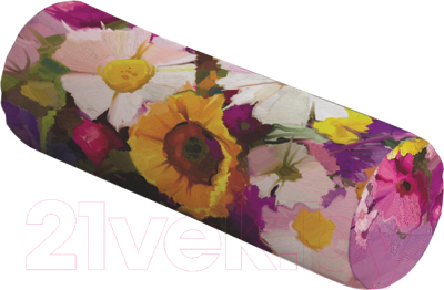 Подушка декоративная JoyArty Нежный натюрморт цветов / pcu_74197