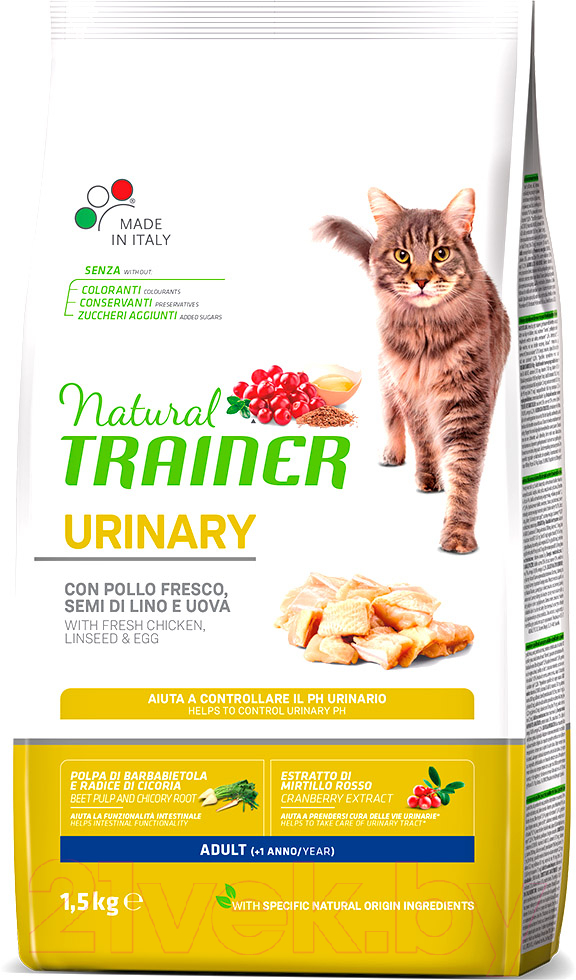 Сухой корм для кошек Trainer Natural Urinary Adult Chicken