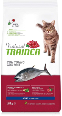 Сухой корм для кошек Trainer Natural Adult Tuna (1.5кг)