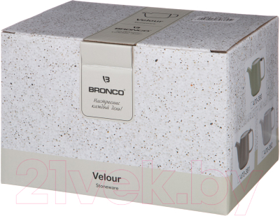 Заварочный чайник Bronco Velour / 470-380 (мятный)