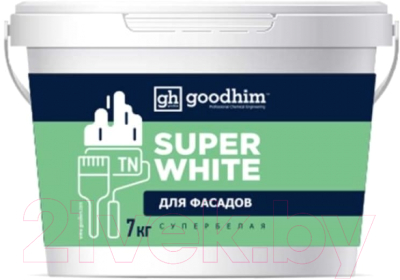Краска GoodHim TN Cтандарт для фасадов 9359 (7кг, супербелый матовый)