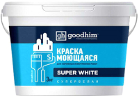 

Краска GoodHim, S Стандарт моющаяся для светлых тонов База А / 89304