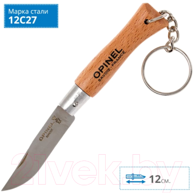 Изображение товара Нож складной Opinel №4 / 000081 (нержавеющая сталь, бук)