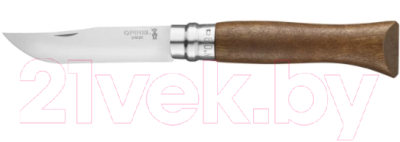Нож складной Opinel №9 / 002425 (нержавеющая сталь/орех/в картонной коробке)