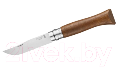 Нож складной Opinel №9 / 002425 (нержавеющая сталь/орех/в картонной коробке)