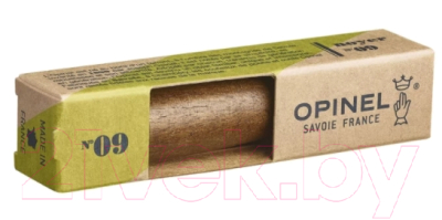 Нож складной Opinel №9 / 002425 (нержавеющая сталь/орех/в картонной коробке)