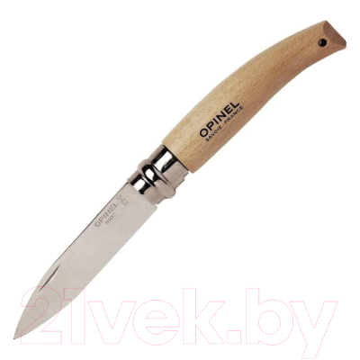 Изображение товара Нож туристический Opinel №8 Садовый / 133080 (нержавеющая сталь)