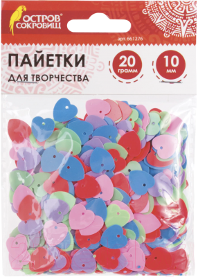 

Набор пайеток декоративных Остров Сокровищ, Сердце / 661276