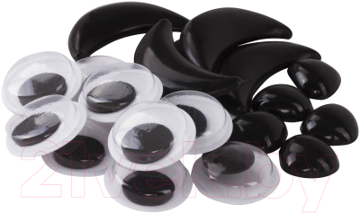 Изображение товара Набор элементов для декорирования Остров Сокровищ Глазки, носики, ротики / 661341 (20шт)