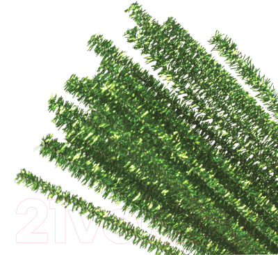 Изображение товара Проволока для декорирования Остров Сокровищ Блестящая / 661542 (30шт, зеленый)