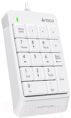 Цифровая клавиатура A4Tech Fstyler FK13P (белый)