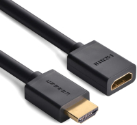Удлинитель кабеля Ugreen HD107 / 10141 (1м, черный) - 