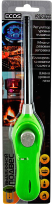 Пьезоэлектрическая газовая зажигалка Рыжий кот Ecos GL-001G / R157795 (зеленый)