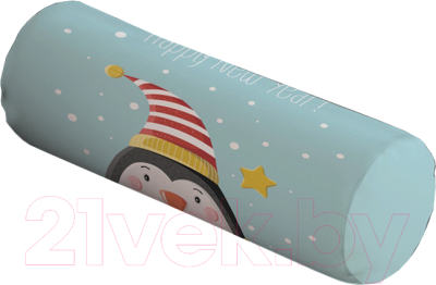 Подушка декоративная JoyArty Пингвин в новогоднюю ночь / pcu_290615