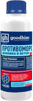 Противоморозная добавка GoodHim Frost Premium с пластификатором для теплого пола до -25 / 61705 (1л)