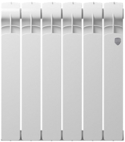 Радиатор биметаллический Royal Thermo Indigo Super+ 500 (6 секций, с монтажным комплектом и угловыми кранами) - 