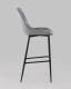 Миниатюра изображения товара Стул барный Stool Group Флекс / AV 405-N25-08(B) (велюр серый)